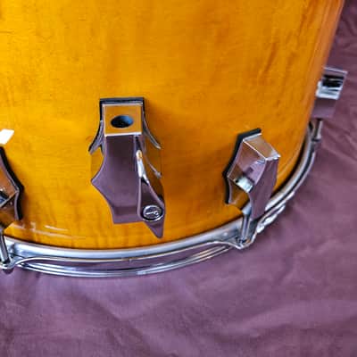 Fibes Floor Tom - Amber Lacquer 16" - Austin image 3