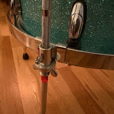 Handbuilt Cocktail Drum Kit 2008 - Turquoise Glitter image 10