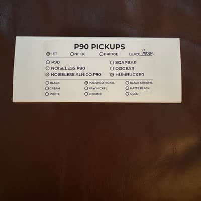 Lindy Fralin ALNICO NOISELESS P90 – HUMBUCKER SIZE - Nickel image 4