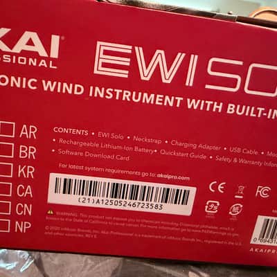 Akai EWI Solo Electronic Wind Instrument 2025 - Black image 9