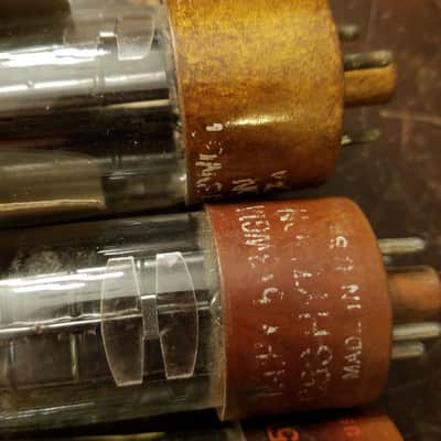 CBS ONE (1) JAN-CHY-5Y3WGTA rectifier tNOS AT1000 TESTED Vacuum Tube brown base balanced premium triple mica rugged 5Y3 military 1956-1958 image 6