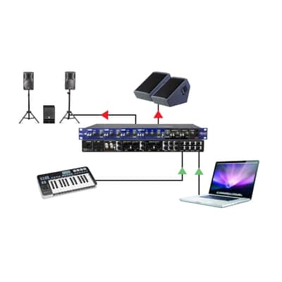 Radial KL-8 Rackmount Keyboard Mixer - Small Mixer image 2