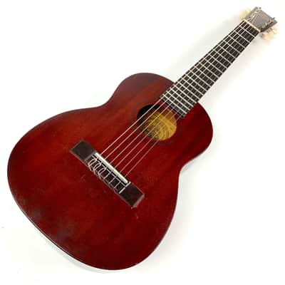 Favilla C-3 Dulcet Guitarette / C-5 1/2 Size 6 string Uke1960's Natural Mahogany ? image 2