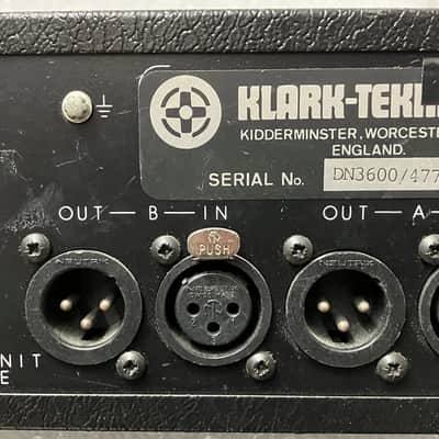 Klark Teknik DN3600 Programmable Graphic Equalizer – Pro Audio Rack Unit image 2