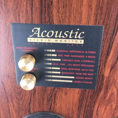 Acoustic Series 3311 Studio Monitor Oak image 3