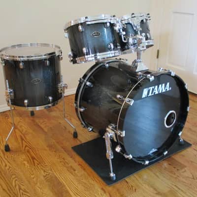 Tama Starclassic Birch Bubinga Drum Kit, Indigo Blue Sparkle Lacquer, Die-Cast Hoops , Pro Heads ! image 1