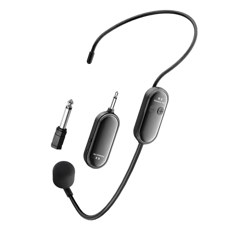 Wireless Microphone Headset, 2.4G Head Microphones System, Usb-C Charging, 100Ft Range, Mic For Speakers Voice Amplifier Pa System Teaching Fitness Instructor Tour Guide image 1