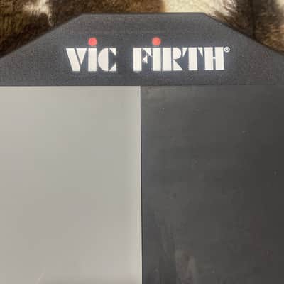 Vic Firth Soft & Hard Practice Drum Pad - PAD12H - Black&gray image 3
