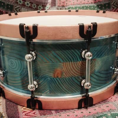 SSS Solid Shell Shop Custom Snare Drum - 2026 - Blue image 4