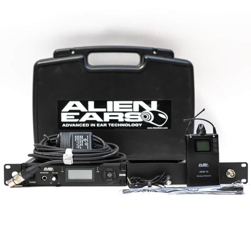 Alien Ears IEM AEW-12 Professional Wireless Monitor Systems - Cased Set image 1