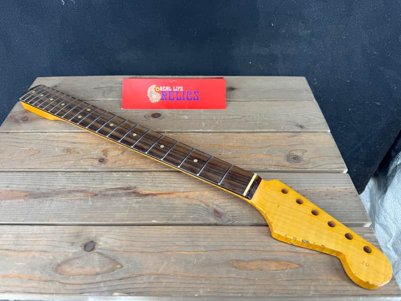 Real Life Relics Curly Flame Maple Stratocaster® Style Neck 21 Fret SMRFV21 #2 image 1
