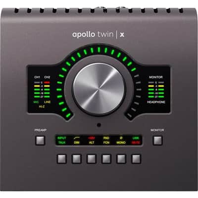 Apollo Twin X (QUAD) - Mackie Big Knob Studio - 4 XLR - 2 ATHM20X image 2