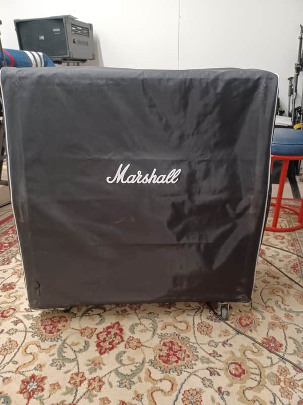 Marshall 1960A Lead 300-Watt 4x12" Angled Guitar Speaker Cabinet 1998 - Present - Black image 1