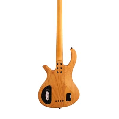 Schecter Riot 4 Session Bass Guitar Aged Natural Satin image 5