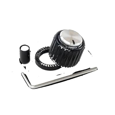 D'Addario PW-LNL-01BS Loknob Large Black / Silver for Guitar Pedals image 3