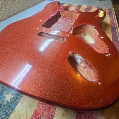 Unknown STRAT STYLE BODY - BURNT ORANGE METALLIC image 3