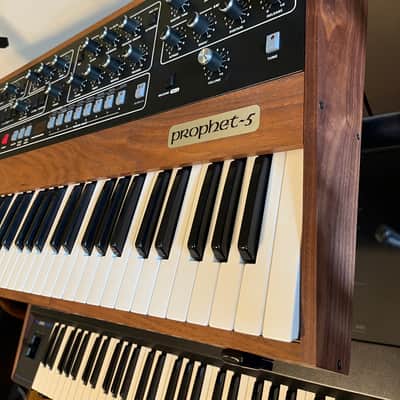 Sequential Prophet-5 61-Key 5-Voice Polyphonic Synthesizer 2020 - Present - Black with Wood Sides image 2