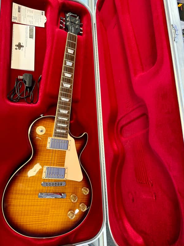 Gibson Les Paul Standard Robot Electric, Sunburst with Aluminum Case - Pre Owned image 1