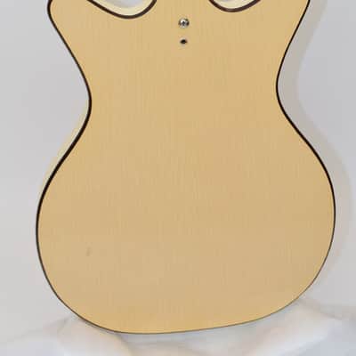 Vintage 60's Danelectro Convertible Hollow-Body Electric Guitar, Blonde w/ Gig Bag image 18