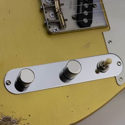 Telecaster Control Plate – Toggle Switch Chrome image 1