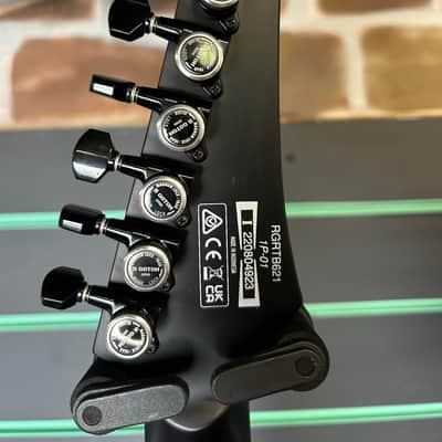 Ibanez RGRTB621 Iron Label Black Flat 2022 Electric Guitar image 11
