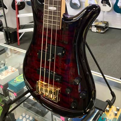 Spector Icon NS-2 Bolt On Electric Bass, Black Cherry Gloss image 4