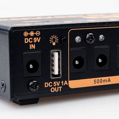 Joyo JP-05 Power Supply 5 Pedal Power Supply 8 Outputs 9v 12v 18v USB Rechargeable image 5