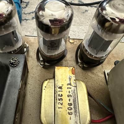 1965 Fender Twin Reverb – AB763 Blackface – Original Schumacher Iron, Jensen C12Ns, Blue Molded Caps image 21