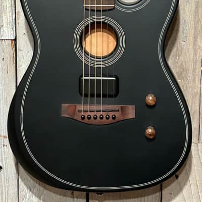 NEW Fender Acoustasonic Standard Telecaster - Black, Support Small Business and Buy It Here! Pro Set Up Included! image 4