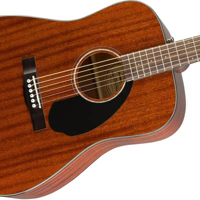 Fender CD-60S All Mahogany Dreadnought Acoustic Guitar image 2