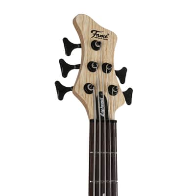 Fame Baphomet 5 III Natural Ash - 5-String Electric Bass image 9