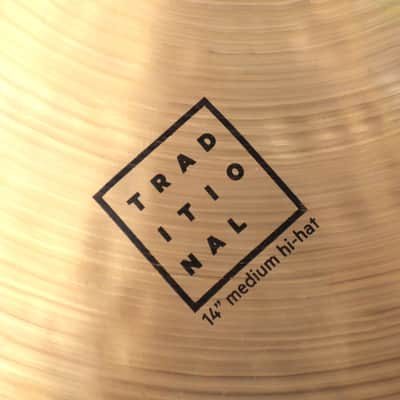 Istanbul Agop Traditional Medium Hi-Hat Cymbals 14 Inch image 4
