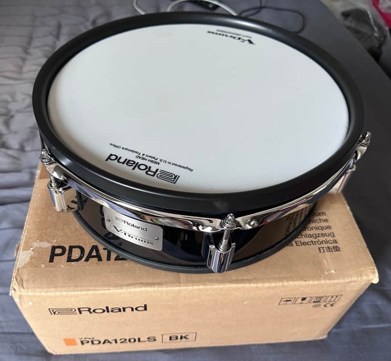 Roland PDA120LS-BK V-Pad 12" Dual Trigger Electronic Snare Drum Pad image 1