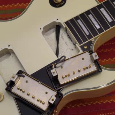 Burny Les Paul Custom Super Grade Vintage White MIJ Made in Japan CIJ image 6
