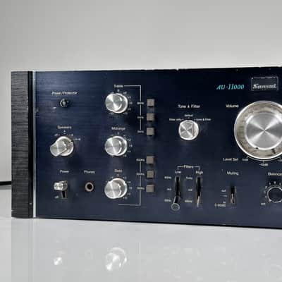 Sansui AU-11000 Integrated Amplifier Vintage Black image 4