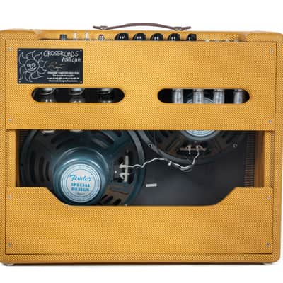 Crossroads Antigua Fender Twin Amp and Blackie Strat image 17