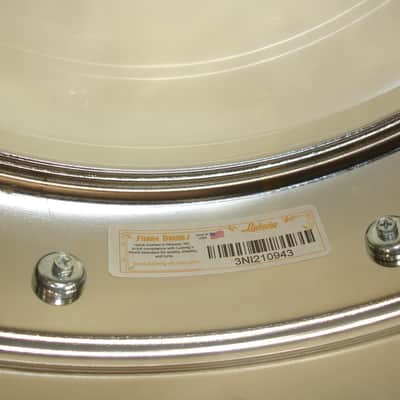 Ludwig LB402B 14"x6.5" Chrome Over Brass Snare Drum image 10