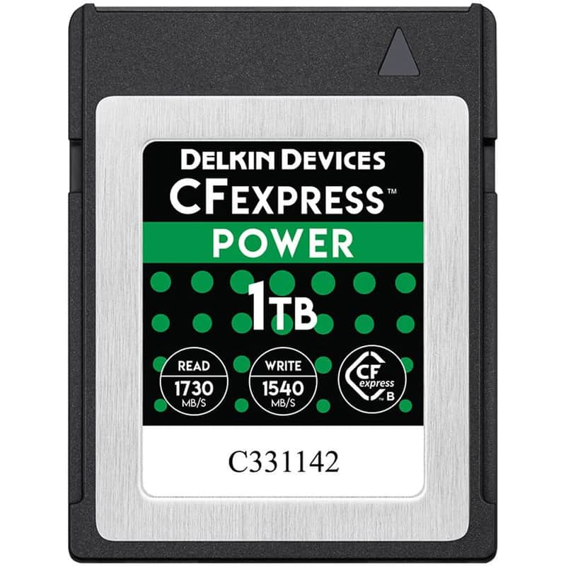 Delkin Devices 1TB CFexpress POWER Memory Card image 1