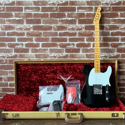 Fender Custom Shop Vintage Custom 1950 Pine Esquire Aged Black LTD Editon 2020 image 1