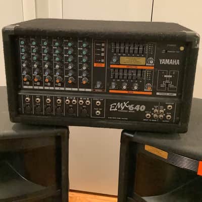 JBL TR-125 Passive speakers set of 2 + Yamaha emx640 powered mixer image 11
