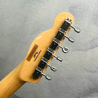 Squier Loaded Quartersawn Telecaster Neck with Block Inlays, Charcoal Frost Metallic Painted Headstock Face image 3