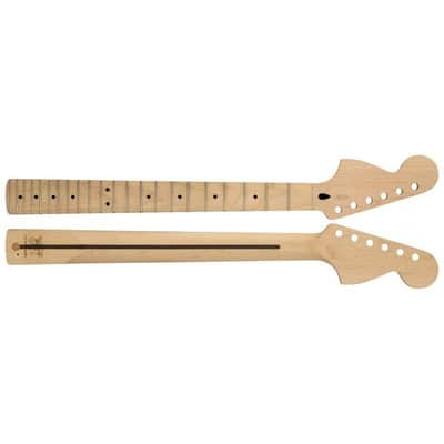 Mighty Mite MM2935CR-RH-M Fender Licensed Strat® Replacement Neck - C Profile 22 Fret Maple Reverse CBS Big Headstock image 2