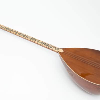Long Neck Saz Rare Pamela wood & mother of pearl design, Professional Instrument image 8