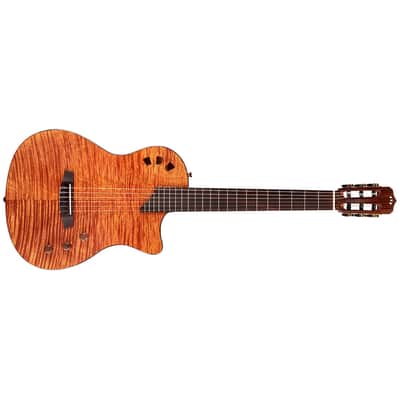 Mint Cordoba Stage Electric Nylon String Guitar, Pau Ferro Fretboard, Natural Amber image 2
