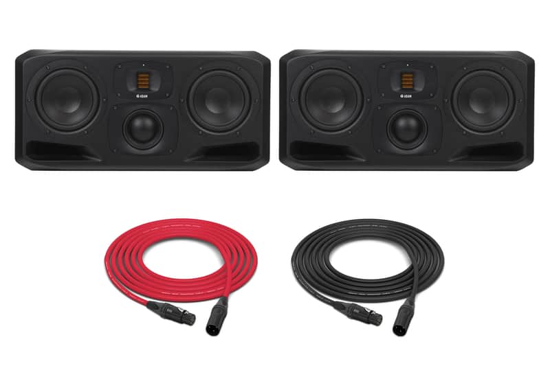 Adam Professional Audio S3H | Active Three-Way 2x7" Midfield Studio Monitor (Horizontal, Pair) image 1