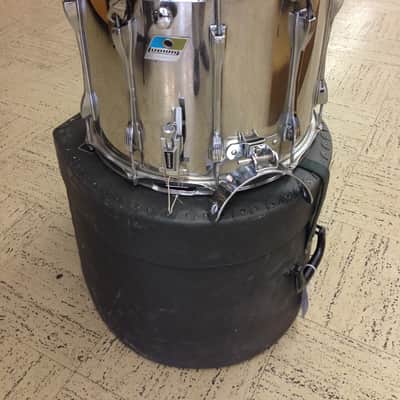 Ludwig 12" x 15" Marching Snare Drum 1970's Stainless Steel image 1