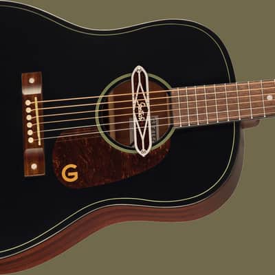Gretsch Roots Collection Jim Dandy Deltoluxe Dreadnought Black Electro Acoustic Guitar image 2