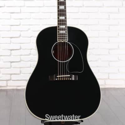 Gibson Acoustic J-45 Custom Acoustic-electric Guitar - Ebony (J45CustEbd1) image 1