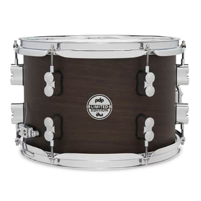 PDP Concept Dry Maple Snare 12"x8" Satin Walnut Stain - Snare Drum image 1