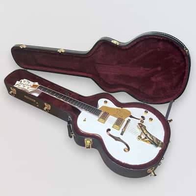 Gretsch G6136T White Falcon Hollow Body Bigsby MIJ Electric Guitar - White image 15